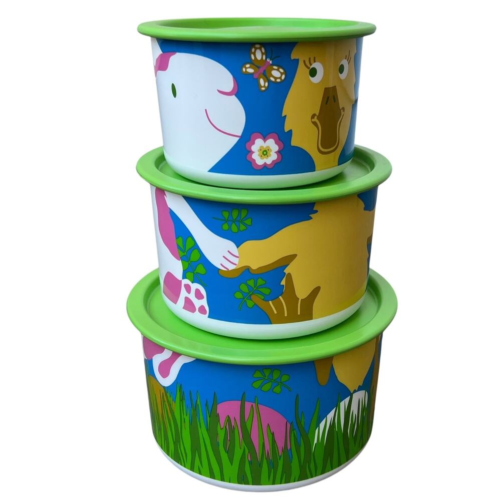 Tupperware Spring 3-CT Nesting Storage Containers - Picture 2 of 7